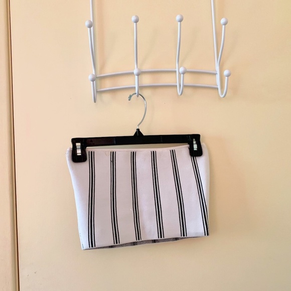 Aritzia (Babaton) Black and White Striped Tube Top - Picture 1 of 4